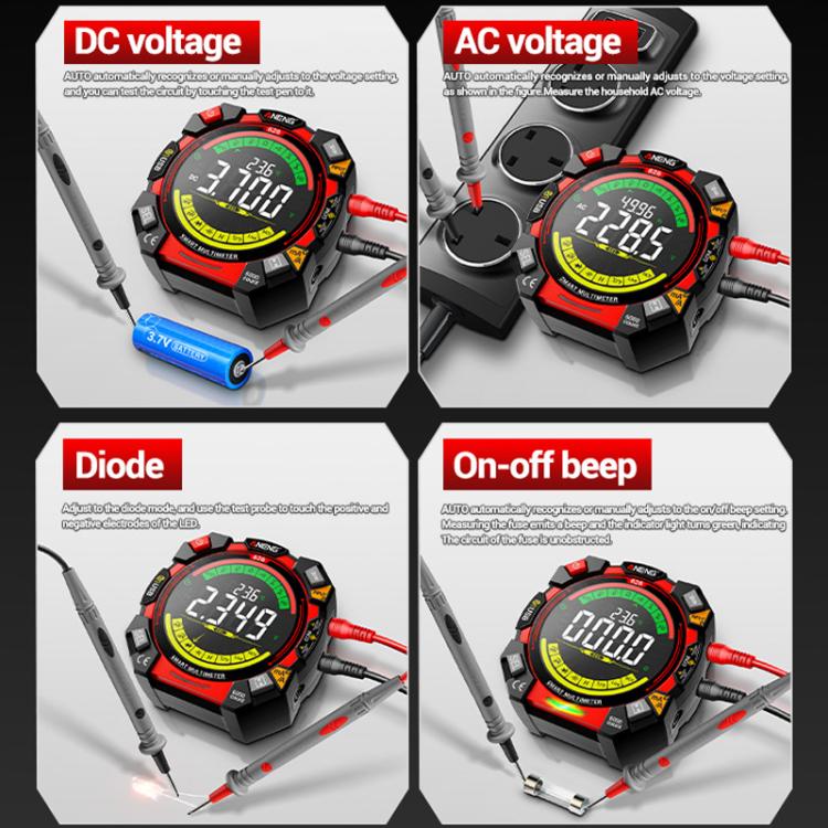 ANENG Intelligent High-precision Double-tube Fuse Digital Multimeter, 626