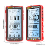 ANENG 681 LCD Digital Display Screen Smart Automatic Range Rechargeable Multimeter, 681 Red, 681 Black