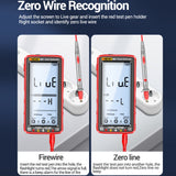 ANENG 681 LCD Digital Display Screen Smart Automatic Range Rechargeable Multimeter, 681 Red, 681 Black