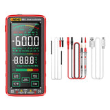 ANENG 683 Smart Touch Screen Automatic Range Rechargeable Multimeter, 683 Red, 683 Black 683 Red Red