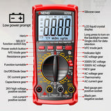 ANENG 2000V High Voltage High Precision Photovoltaic Digital Multimeter, SZ28 Red, SZ28 Black
