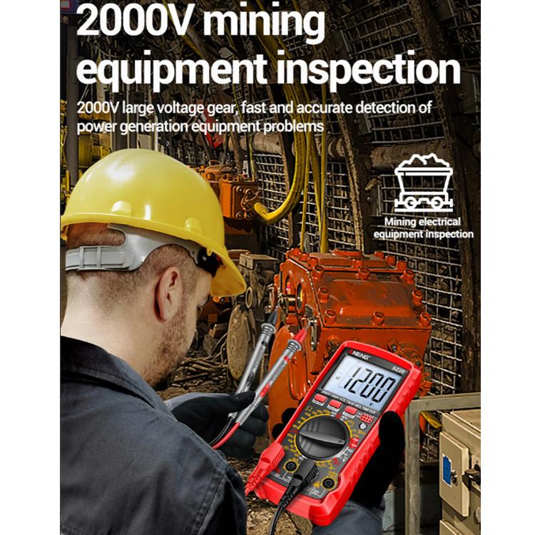 ANENG 2000V High Voltage High Precision Photovoltaic Digital Multimeter, SZ28 Red, SZ28 Black
