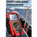 ANENG 2000V High Voltage High Precision Photovoltaic Digital Multimeter, SZ28 Red, SZ28 Black