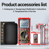 ANENG 2000V High Voltage High Precision Photovoltaic Digital Multimeter, SZ28 Red, SZ28 Black