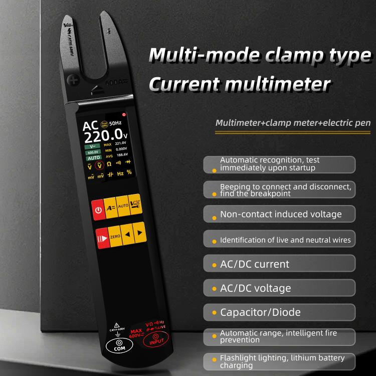 600A Intelligent High-Precision Clamp Meter U-Type Multimeter, U5