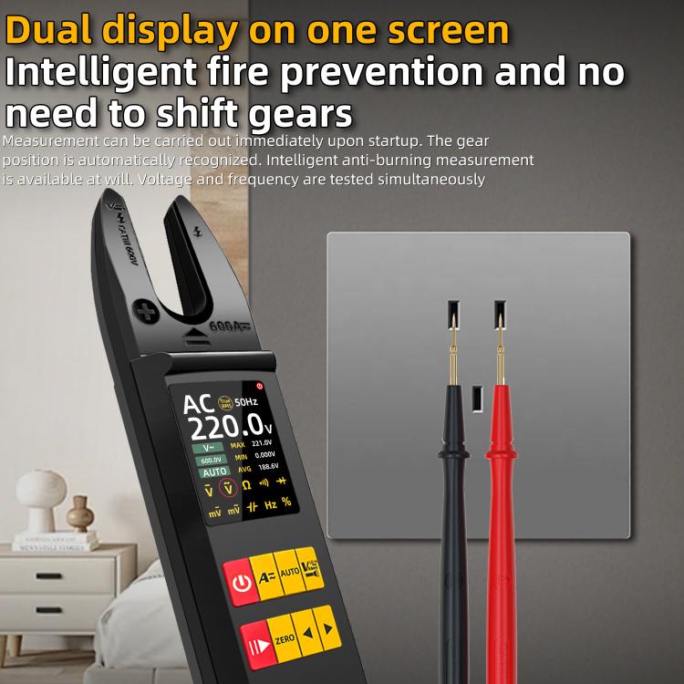 600A Intelligent High-Precision Clamp Meter U-Type Multimeter, U5