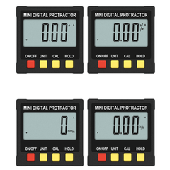 Large LCD Magnetic Digital Protractor Angle Finder 360 Inclinometer Spirit Level Ruler - Zen Craft