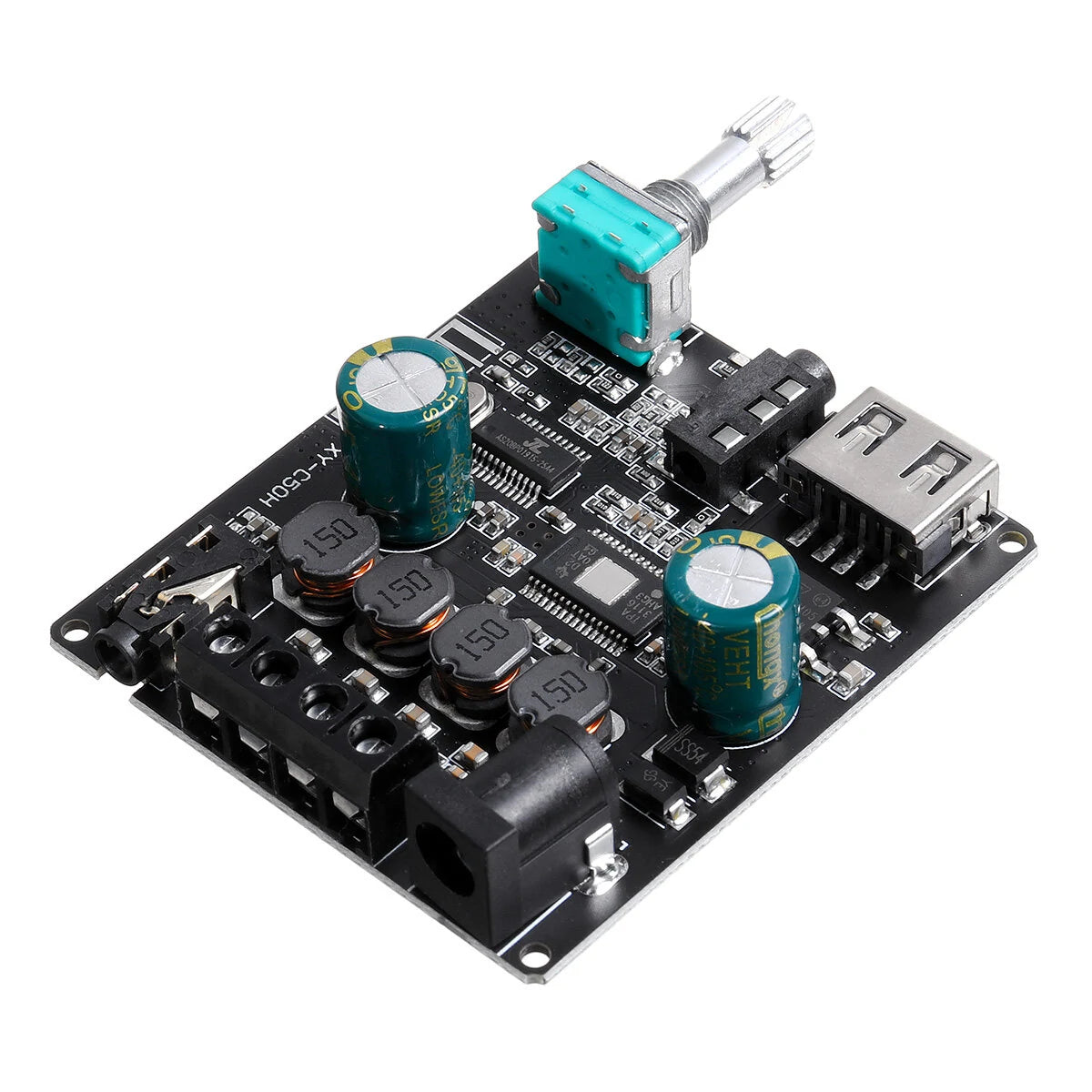 C50H TPA3116D2 2x50W AUX + bluetooth 5.0 HIFI Digital Power Stereo Amplifier Board AMP Amplificador Home Theater