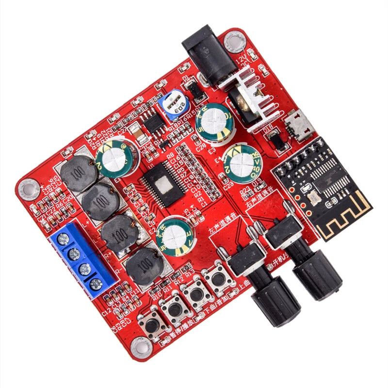 TPA3116D Bluetooth Audio Amplifier Module Dual Channel 2x50W High Fidelity Sound DC 5V-26V Class D Compact Design Adjustable Gain Noise Reduction