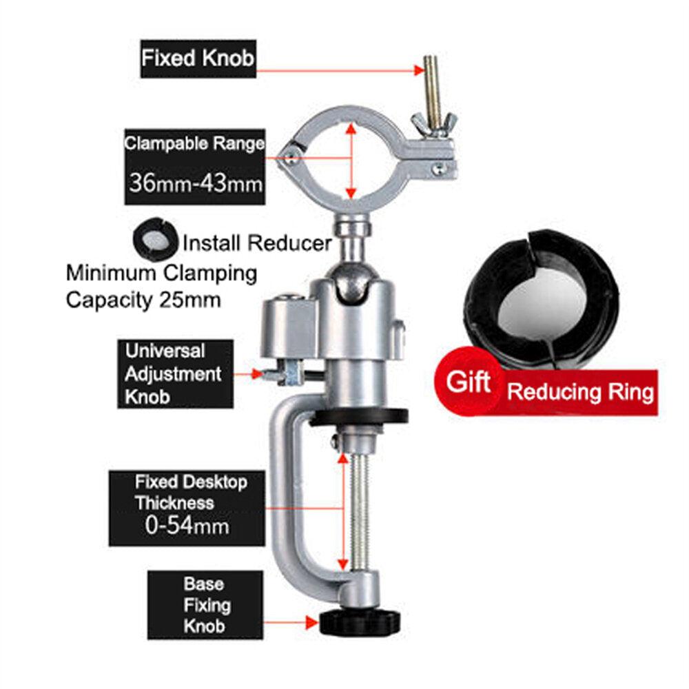 Multifunctional Table Vise Bench Clamp Bracket 360 Clamp Table Electric Grinder Holder Drill Dremel Fixed Shelf For Rotary Tool - Zen Craft