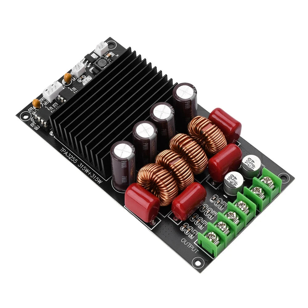 TPA3255 Dual Channel Audio Power Amplifier Board 2x300W Digital HiFi Stereo High Fidelity Sound Quality Amplifier Module
