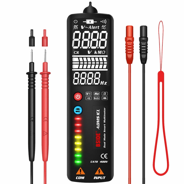 BSIDE Dual-Mode Smart Large-Screen Display Multimeter Electric Pen Portable Voltage Detector, ADMS1, ADMS1CL