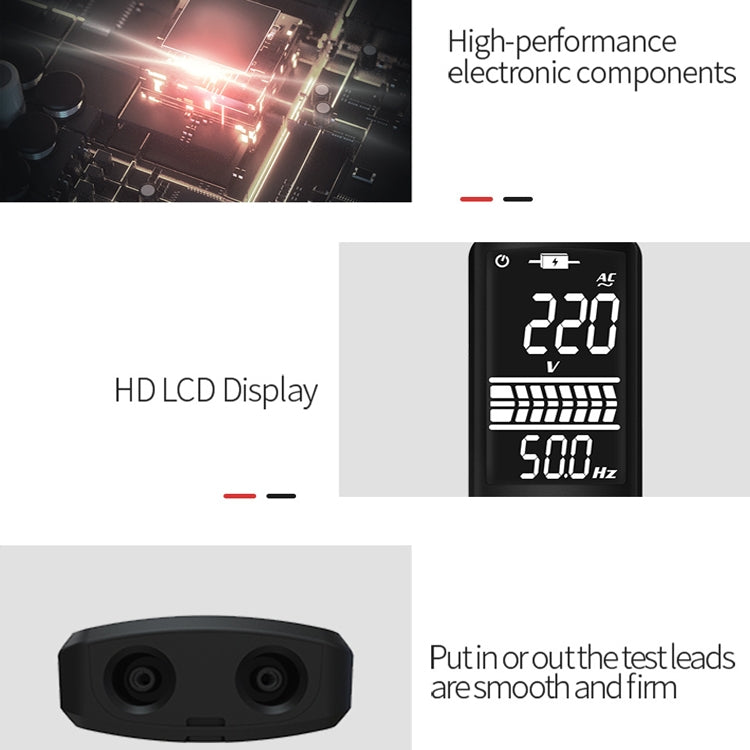 BSIDE Dual-Mode Smart Large-Screen Display Multimeter Electric Pen Portable Voltage Detector, ADMS1, ADMS1CL