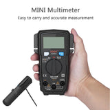 BSIDE ADMS6 High-precision Fully Automatic Small Digital Intelligent Multimeter with HD Digital Display & Shockproof Cover, Support Function Range Switch & Double-sided Pen Holder