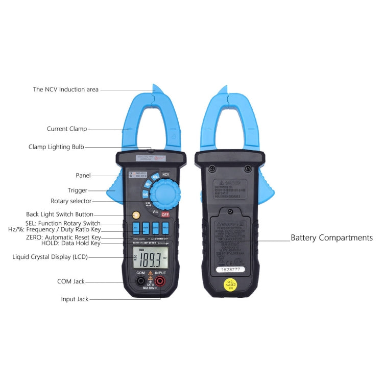 BSIDE ACM03 Plus 400A AC / DC Clamp Meter, BSIDE ACM03