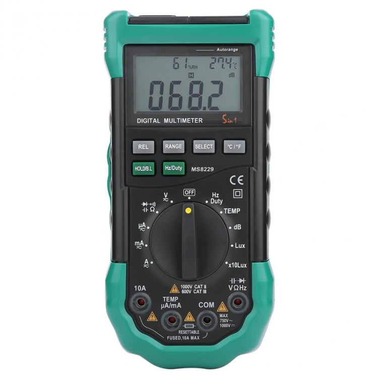 BSIDE MS8229 Digital Multimeter LUX Noise Meter Temperature Humidity Tester Default Title