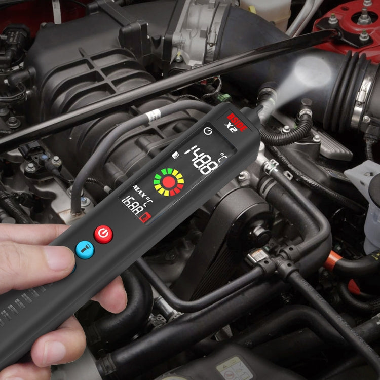 BSIDE X2 Three-Mode Smart Multimeter Electric Pen Infrared Thermometer with Flashlight Lighting, X2