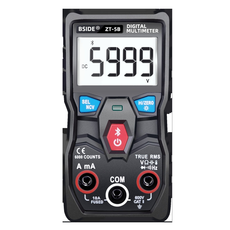 BSIDE ZT-5B Smart Bluetooth 6000 Words Automatic Range Digital Multimeter, ZT-5B