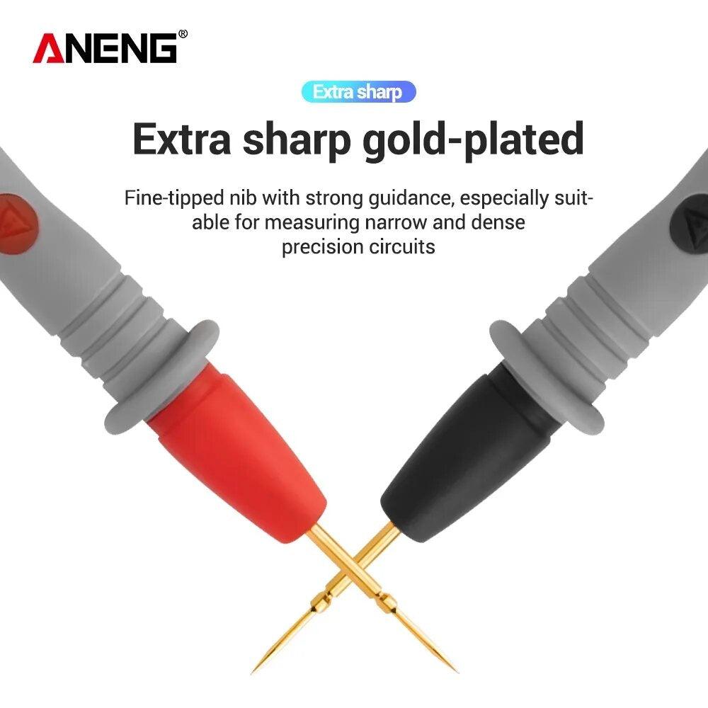 ANENG PT1032 20A 1000V Slicon Rubber Delay Wire Gold Plated Sharp Probe Needles Digital Multi Meter Test Lead - Zen Craft