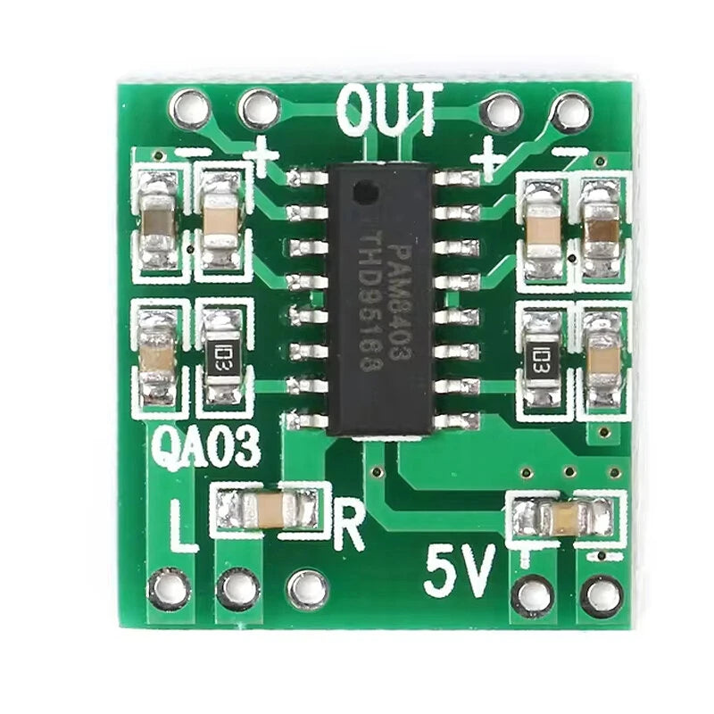 10Pcs/5pcs/1pc PAM8403 Audio 2x3W Mini Digital Power Amplifier Board for Class D Stereo Audio Amplifier Module 5V Power