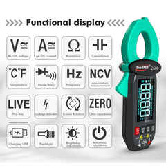 WINAPEX 268B Leakage Current Detect Clamp Meter 0.1mA high resolution True RMS Multimeter AC DC Clamp Meter - Zen Craft