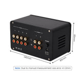PJ.MIAOLAI SA-1000 6H3N Tube Preamplifier HiFi 4 Input 2 Output VU Meter Headphone Amplifier Audiophile Sound Quality Aluminum Body Home Theater Audio Amp