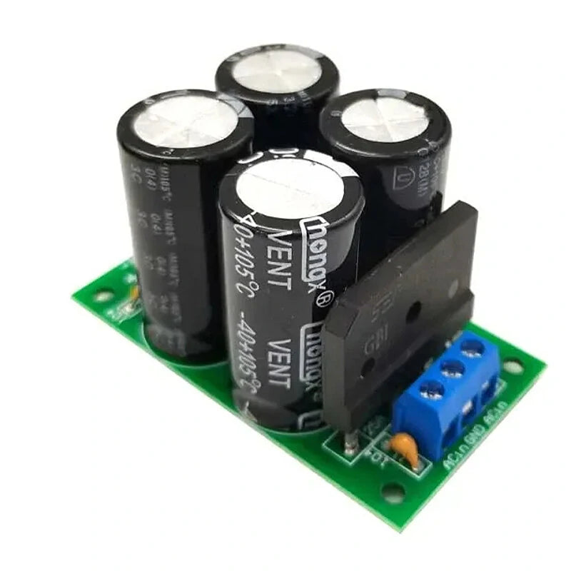 35V 50V 63V 25A Full Wave Rectifier Positive Negative Voltage Dual Power HiFi Amplifier Audio Rrectifier Filter Board