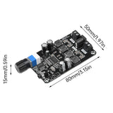 XH-A415 Digital BT Amplifier Board Dual Channel Stereo Output 50W+50W High Efficiency Class-D Audio Amplifier 12-24V AUX BT TPA3118D2