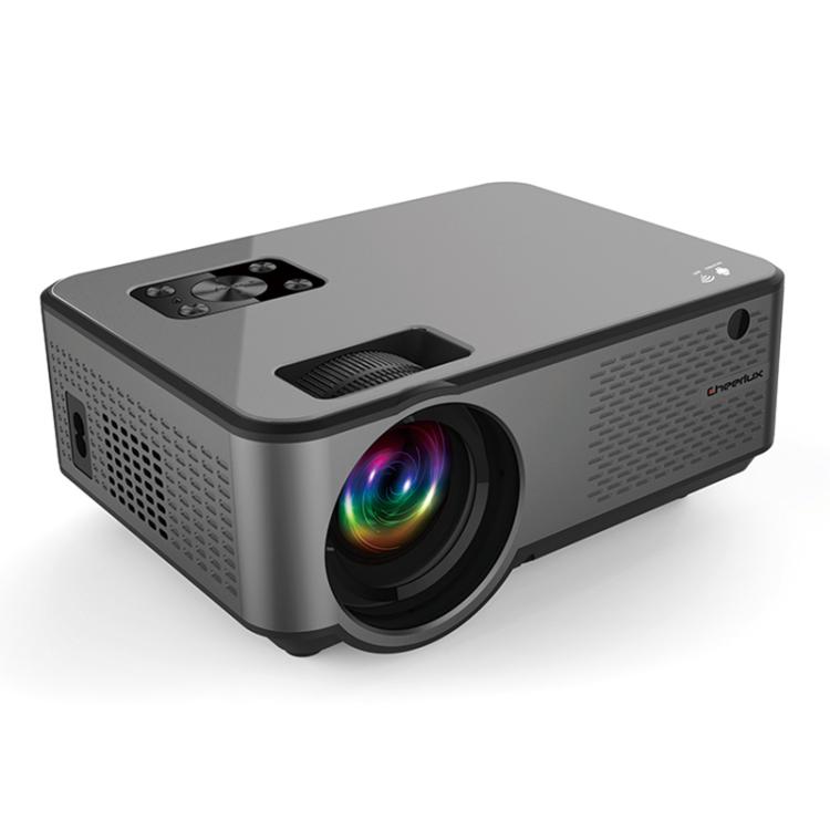 Cheerlux C9 1280x720 720P HD Smart Projector, Support HDMI x 2 / USB x 2 / VGA / AV, C9 (Black Grey), C9 (Black), C9