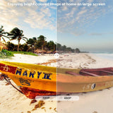 Cheerlux C9 1280x720 720P HD Smart Projector, Support HDMI x 2 / USB x 2 / VGA / AV, C9 (Black Grey), C9 (Black), C9