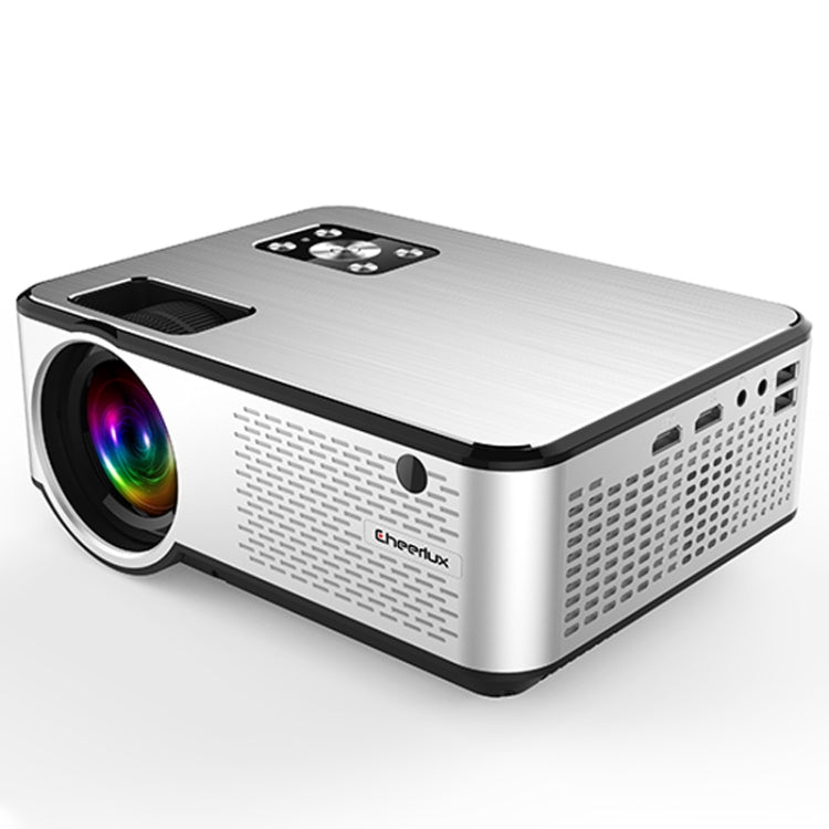Cheerlux C9 1280x720 720P HD Smart Projector, Support HDMI x 2 / USB x 2 / VGA / AV, C9 (Black Grey), C9 (Black), C9 C9 (Black) Black