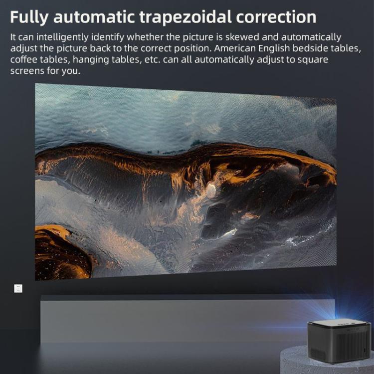 Cheerlux C26A Android Version 1920x1080P 420ANSI Smart Projector, US Plug, UK Plug, AU Plug, EU Plug