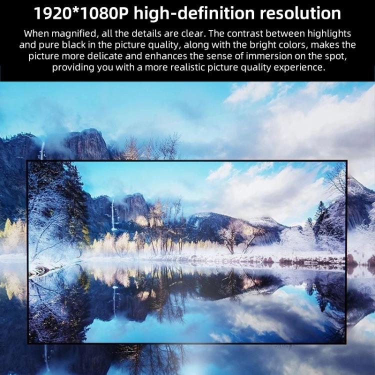 Cheerlux C26A Android Version 1920x1080P 420ANSI Smart Projector, US Plug, UK Plug, AU Plug, EU Plug