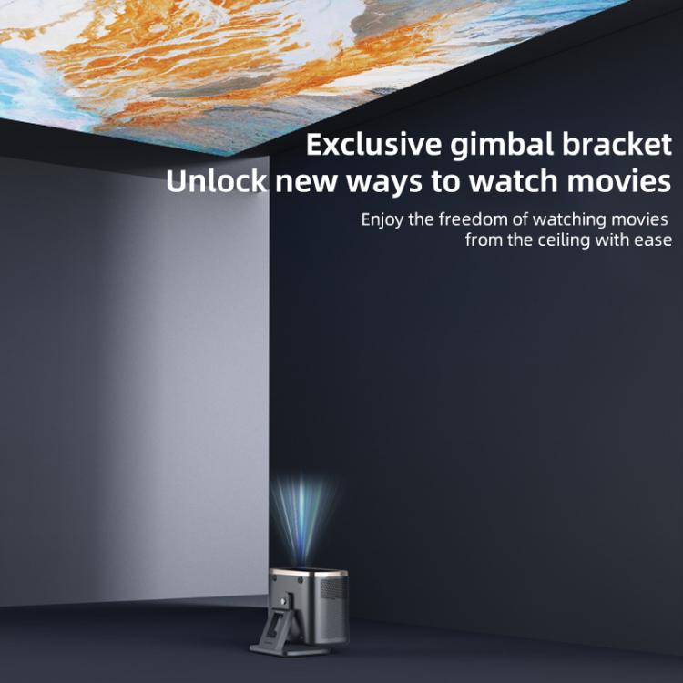 Cheerlux E1C Whale OS Version 1920x1080P 250ANSI Smart Projector, US Plug, UK Plug, AU Plug, EU Plug