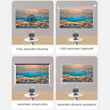 Cheerlux E1C Whale OS Version 1920x1080P 250ANSI Smart Projector, US Plug, UK Plug, AU Plug, EU Plug