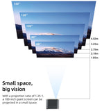 Cheerlux E1C Whale OS Version 1920x1080P 250ANSI Smart Projector, US Plug, UK Plug, AU Plug, EU Plug