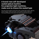 Cheerlux E1C Whale OS Version 1920x1080P 250ANSI Smart Projector, US Plug, UK Plug, AU Plug, EU Plug