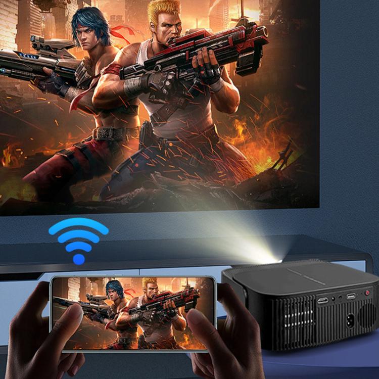 Cheerlux E2C Same Screen Version 1920x1080P 300ANSI Smart Projector, US Plug, UK Plug, AU Plug, EU Plug