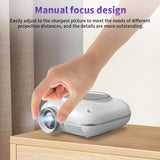 Cheerlux C1 Basic Version 1280x720P 100ANSI Bluetooth 5.1 Smart Projector, US Plug, UK Plug, AU Plug, EU Plug