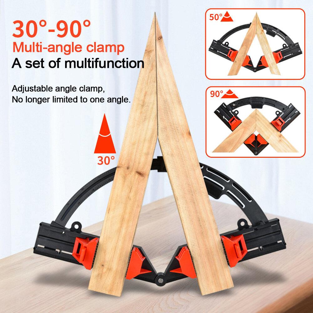 Woodworking 90 Corner Frame Clamp Adjustable Expandable Quick-Lock ABS Plastic Picture Framing Woodworking Tool for Precise Angle Positioning and Efficient Operation - Zen Craft