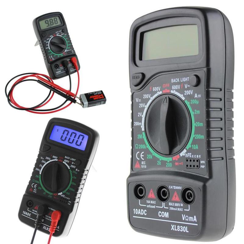 ANENG XL830L Digital LCD Multi Meters Volt Meterr Ammeter AC/DC/OHM Volt Current Tester - Zen Craft