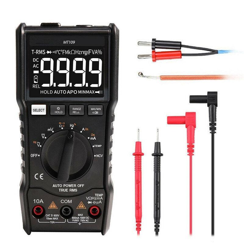 MUSTOOL MT109 Portable 9999 Counts True RMS Multimeter AC DC Voltage Current NCV Temperature Tester - Zen Craft