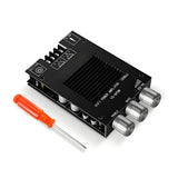 YS-XPSM 150Wx2 TDA7498E Stereo Treble Bass Adjustment bluetooth 5.0 Audio Power Amplifier Board Module Dual Channel Heat Sink APP Control