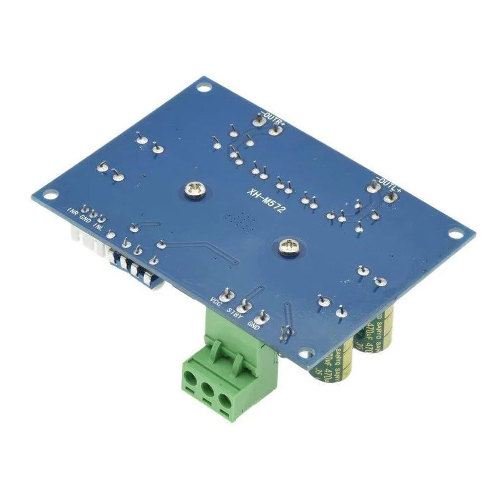 XH-M572 TPA3116D2 Digital Power Amplifier Board High Power 2x120W Chassis 5V 24V 28V 120W Audio Module