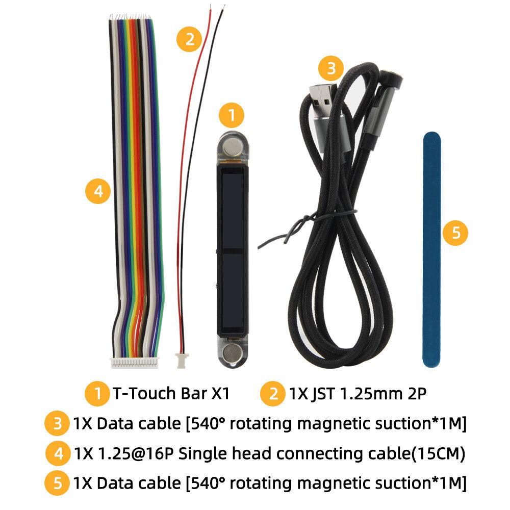 LILYGO T-Touch Bar ESP32-S3R8 2-inch Touch Screen Support bluetooth WiFi Development Board