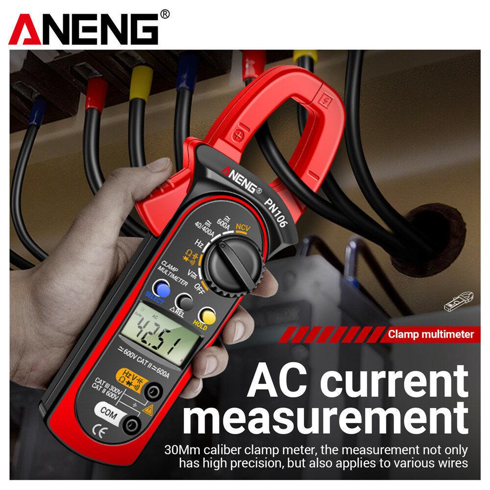 ANENG PN106 4000 Counts Clamp Meter AC/DC Ammeter Voltmeter Electric Tester - Zen Craft