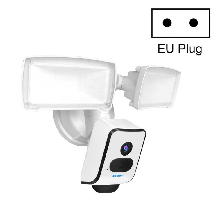 ESCAM QF612 3MP WiFi IP Camera & Floodlight, Support Night Vision / PIR Detection, QF612 QF612 EU Plug