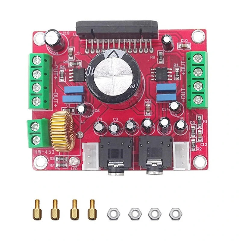 XH-M150 TDA7850 4*50W Car Audio Power Amplifier AMP Board with BA3121 Noise Reduction Module DC 12V