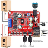 TPA3116D Bluetooth Audio Amplifier Module Dual Channel 2x50W High Fidelity Sound DC 5V-26V Class D Compact Design Adjustable Gain Noise Reduction