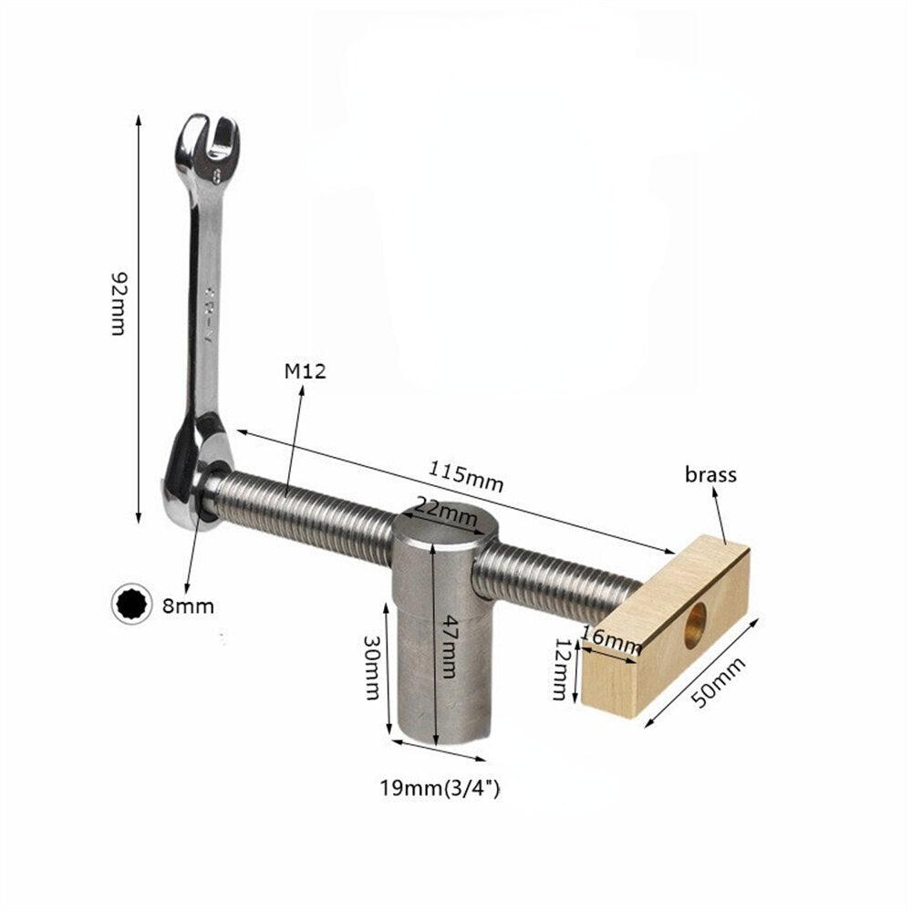 GANWEI Woodworking Desktop Quick Acting Hold Down Clamp Desktop Clip Fast Fixed Clip Toohr for Woodworking Benches 19/20MM Hole Tool - Zen Craft